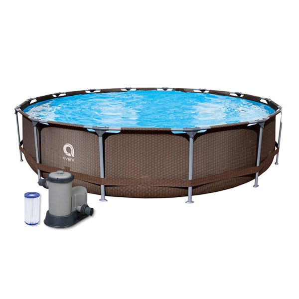 Piscina Estructural Redonda en T resistente de 4.27m x 0.84m Round Steel Frame Pool, CAP. 10.825 Litros; Marca Avenli - Imagen 2