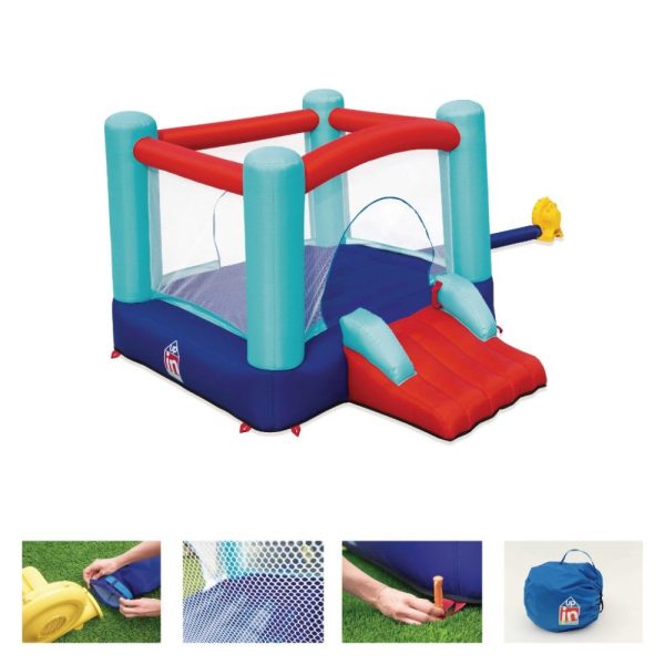 Parque Inflable Fisher Price con Tobogán 2.50m x 2.10m x 1.52m