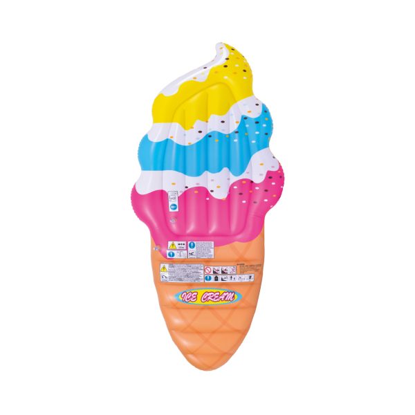 Colchoneta Inflable Piscina Ice cream (Tamaño L) - Imagen 4