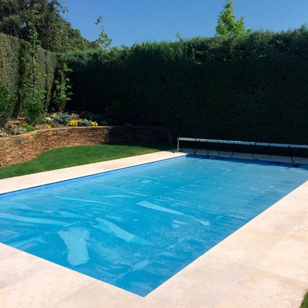 Manta Térmica para Piscina Premium EcoBubble 500 Micras Blue (Dunner) de 6.5 X 3.5 MTS - Imagen 5