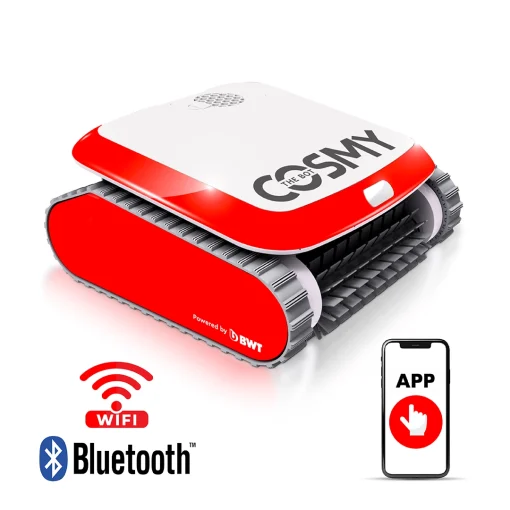 Robot Limpiafondo BWT Cosmy 250 (Fabricación Europea) + KIT Color Red Cherry - <b>Versión 2024</b>