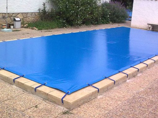 Cobertor de Seguridad e Invierno para Piscinas - PVC 680 (Soporta hasta 100 KG) - Precio por M2 - Imagen 5