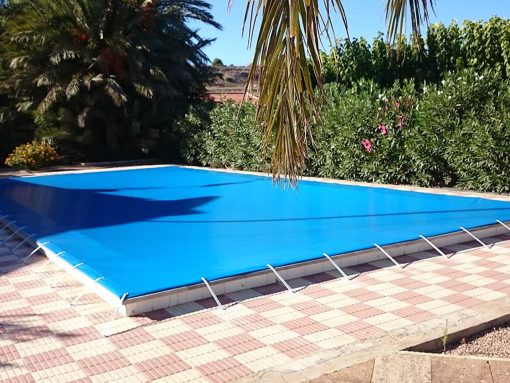 Cobertor de Seguridad e Invierno para Piscinas - PVC 680 (Soporta hasta 100 KG) - Precio por M2 - Imagen 3